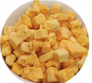 Ліофілізовані кубики манго